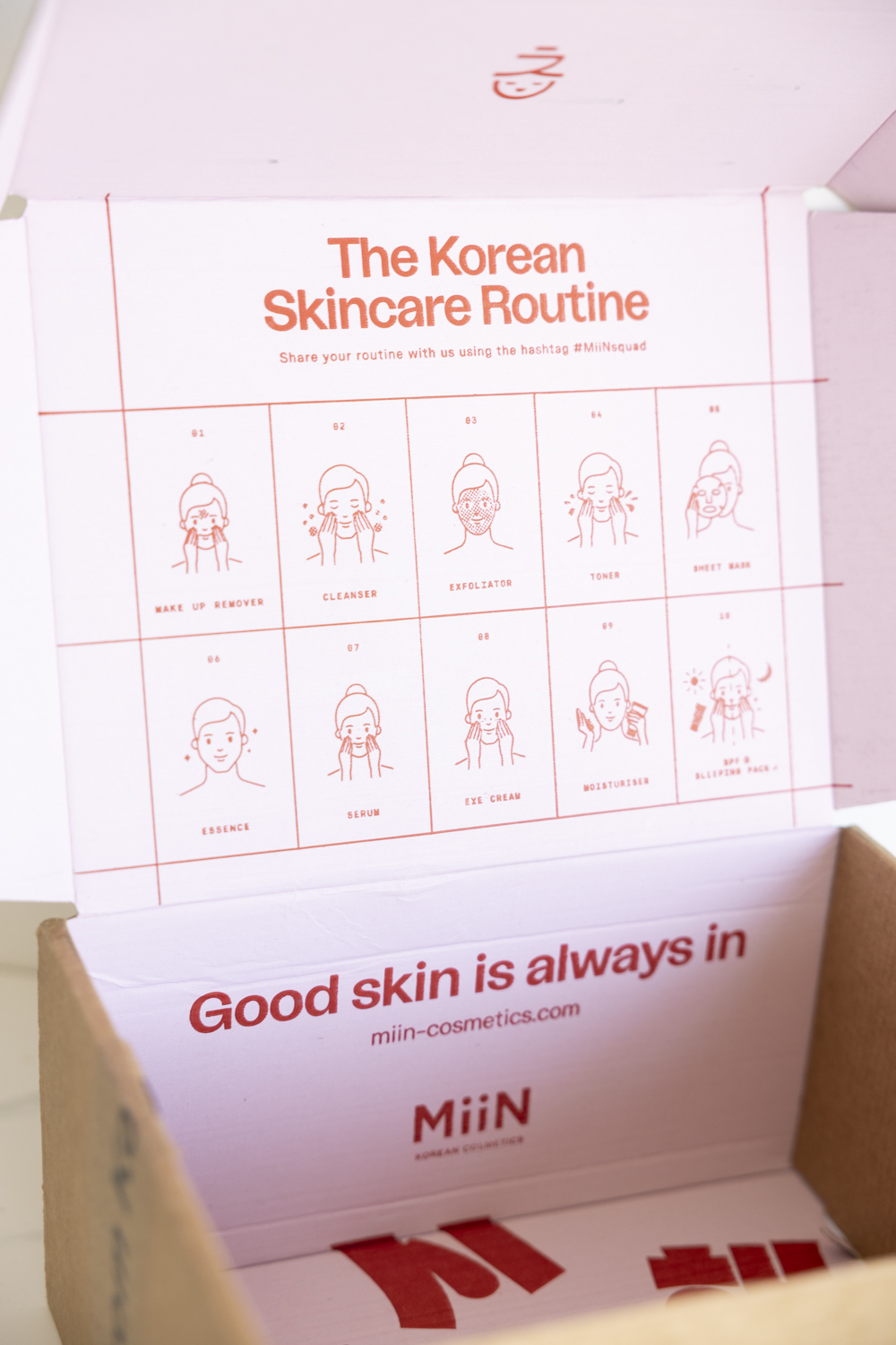 cosmetica coreana korean beauty MiiN